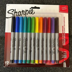 Sharpie 12ct Multi Color Permanent Marker
